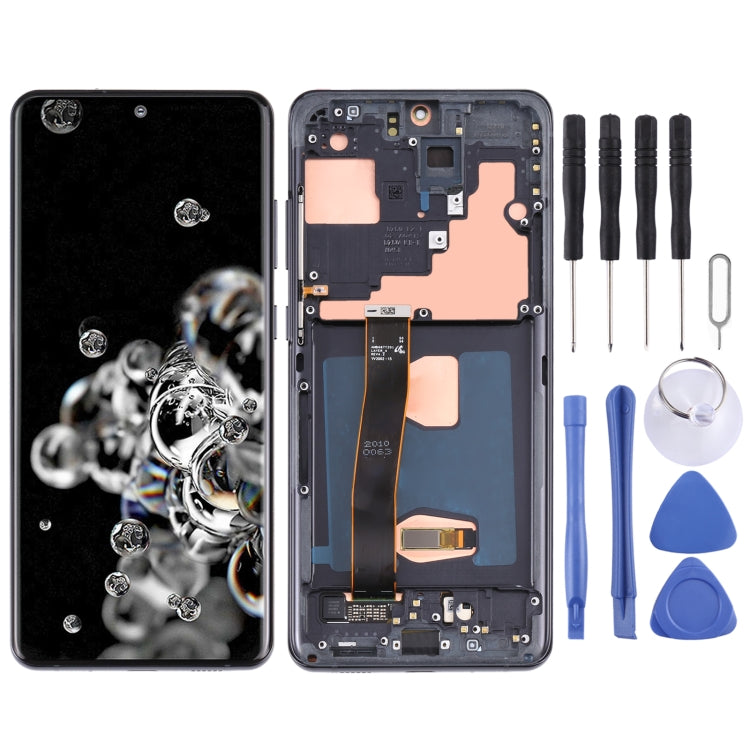 Pantalla LCD y digitalizador originales, ensamblaje completo con marco para Samsung Galaxy S20 Ultra 4G/S20 Ultra 5G, Samsung Galaxy S20 Ultra 4G/S20 Ultra 5G, Samsung Galaxy S20 Ultra 4G/S20 Ultra 5G (original).