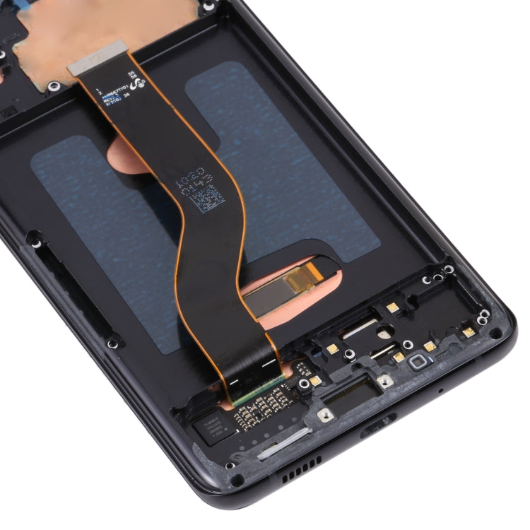 Pantalla LCD y digitalizador originales (ensamblaje completo con marco) para Samsung Galaxy S20+ 5G SM-G986B/G985, Samsung Galaxy S20+ 5G, Samsung Galaxy S20+ 5G (azul oscuro), Samsung Galaxy S20+ (original)