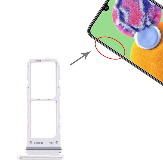 Bandeja para tarjeta SIM + bandeja para tarjeta SIM para Samsung Galaxy A90 5G (SM-A908) (doble tarjeta)