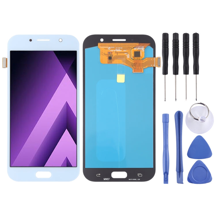 LCD Screen and Digitizer Full Assembly (OLED Material ) for Galaxy A7 (2017), A720F, A720F/DS, For Samsung Galaxy A7 (2017) OLED, For Galaxy A7 (2017) OLED