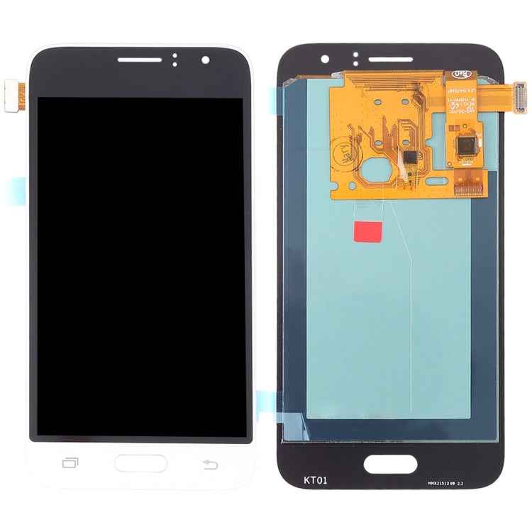 LCD Screen and Digitizer Full Assembly (OLED Material ) for Galaxy J1 (2016), Express 3, Amp 2, J120F, J120A, J120H, J120M, J120M, J120T, For Galaxy J1 (2016) OLED, For Samsung Galaxy J1 (2016) OLED