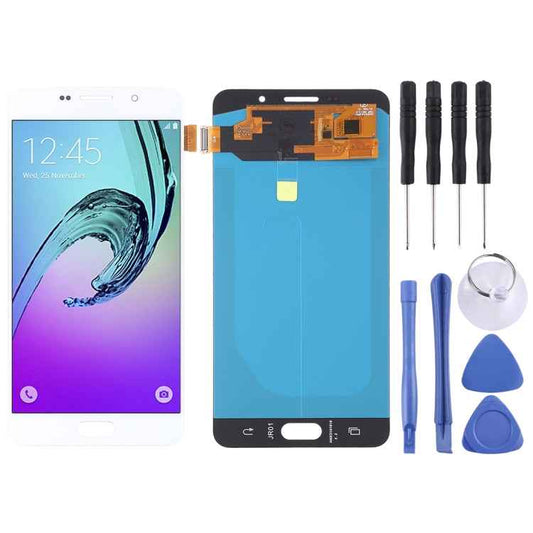 LCD Screen and Digitizer Full Assembly (OLED Material ) for Galaxy A7 (2016), A710F, A710F/DS, A710FD, A710M, A710M/DS, A710Y/DS, A7100, Galaxy A7 (2016) OLED, For Samsung Galaxy A7 (2016) OLED, For Galaxy A7 (2016) OLED - BSPART