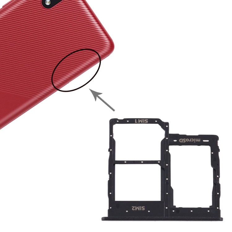 Pour Samsung Galaxy A01 Core SM-A013, tiroir pour carte SIM + tiroir pour carte Micro SD, pour Samsung Galaxy A01 Core (double carte)