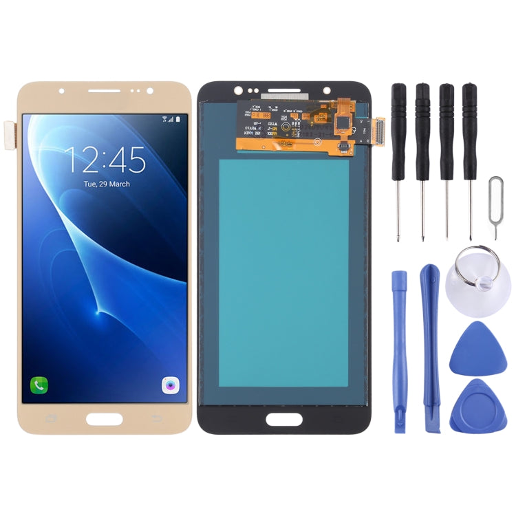 TFT Material LCD Screen and Digitizer Full Assembly for Galaxy J7 (2016) / On 8, J710F / J710FN / J710M / J710MN / J7108, For Samsung Galaxy J7 (2016),TFT, For Galaxy J7 (2016),TFT Material