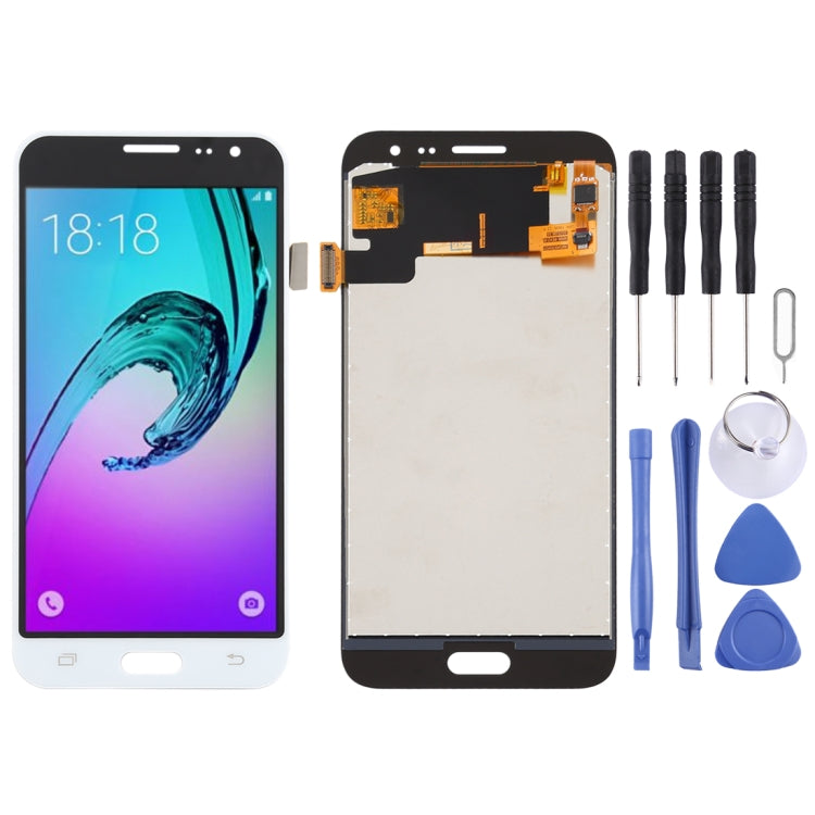 TFT Material LCD Screen and Digitizer Full Assembly for Galaxy J3 (2016) J320FN, J320F, J320G, J320M, J320A, J320V, J320P, For Samsung Galaxy J3 (2016) (TFT), For Galaxy J3 (2016) (TFT Material), For Samsung Galaxy J3 (2016) TFT Material (RU)