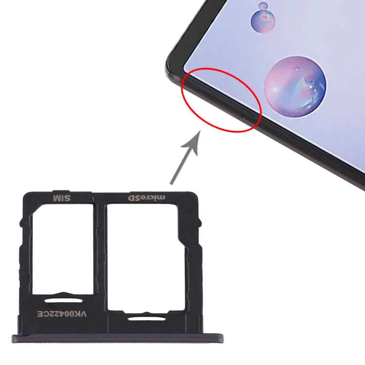 For Samsung Galaxy Tab A 8.4(2020) / SM-T307U SIM Card Tray + Micro SD Card Tray