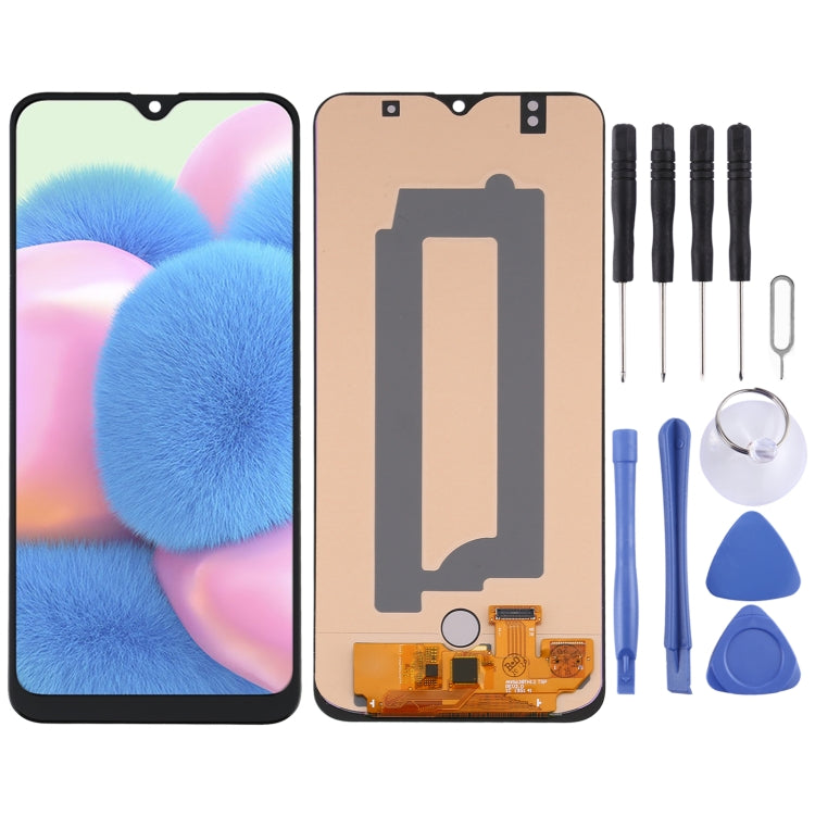 OLED Material LCD Screen and Digitizer Full Assembly for Samsung Galaxy A30s SM-A307 - BSPART