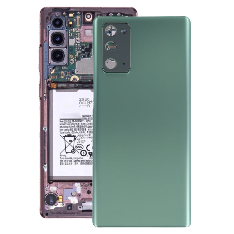 For Samsung Galaxy Note20 Battery Back Cover with Camera Lens Frame, For Samsung Galaxy Note20(with Camera Cover)