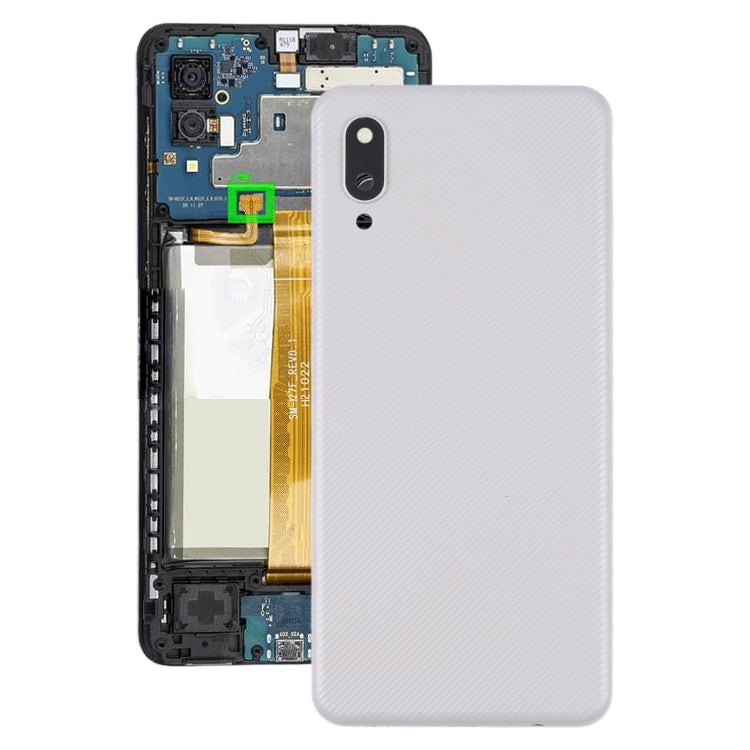 For Samsung Galaxy A02 Battery Back Cover with Camera Lens Frame, For Samsung Galaxy A02, For Samsung Galaxy A02(With Camera Lens)