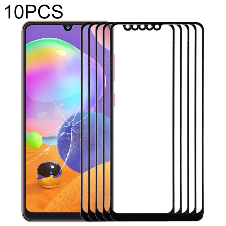 For Samsung Galaxy A31 10pcs Front Screen Outer Glass Lens, For Samsung Galaxy A31 - BSPART