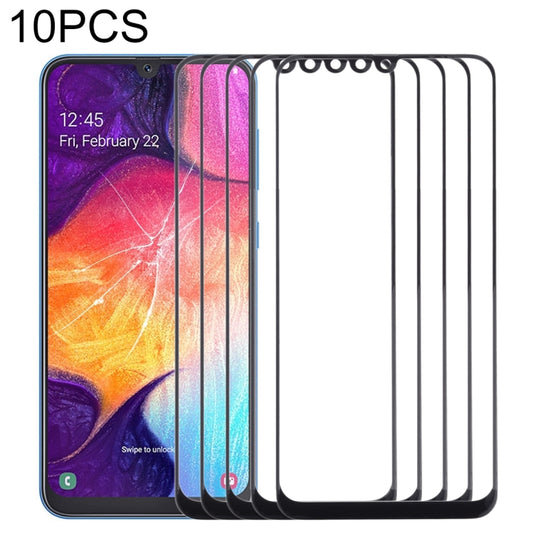 10 lentes de cristal exterior para pantalla frontal de Samsung Galaxy A50, A30, M30 y A4S.
