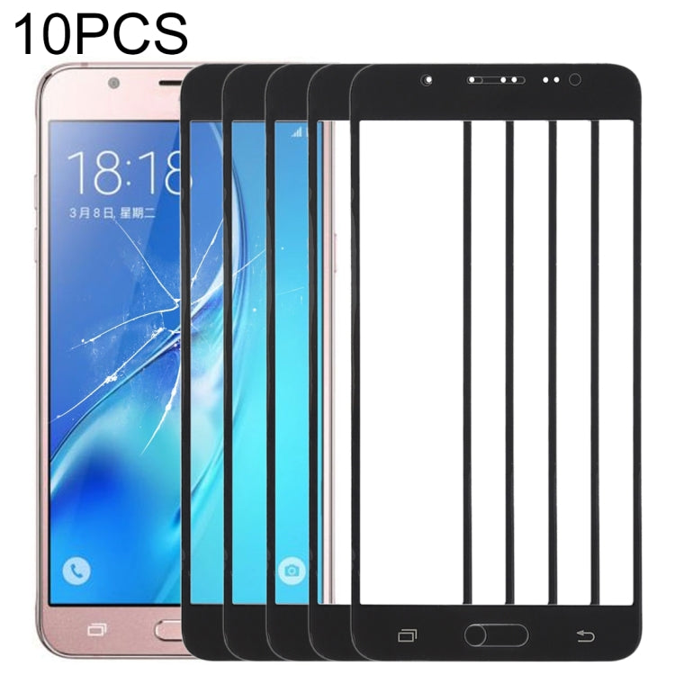 For Samsung Galaxy J5 (2016) / J510FN / J510F / J510G / J510Y / J510M 10pcs Front Screen Outer Glass Lens , For Samsung Galaxy J5 (2016)