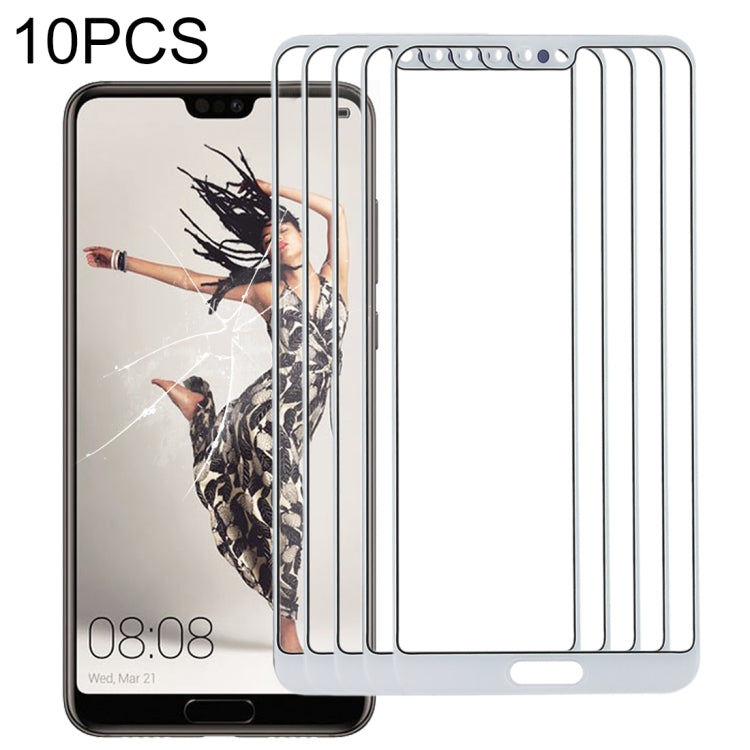 For Huawei P20 10PCS Front Screen Outer Glass Lens