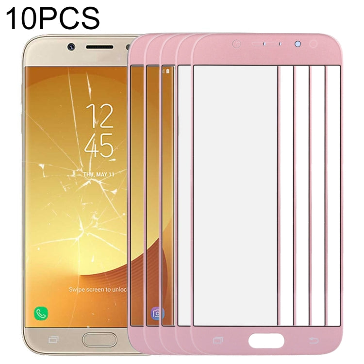 For Samsung Galaxy J7 (2017) / J730 10pcs Front Screen Outer Glass Lens , For Samsung Galaxy J7 (2017)