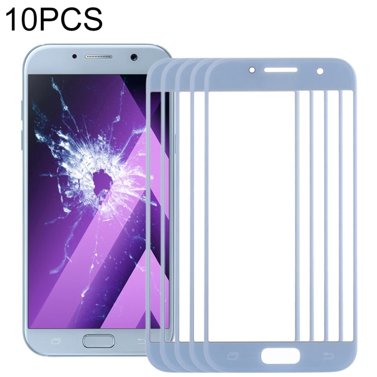 10 lentes de cristal exterior para pantalla frontal de Samsung Galaxy A5 (2017)/A520.