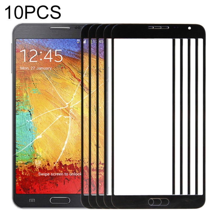 For Samsung Galaxy Note 3 Neo / N7505 10pcs Front Screen Outer Glass Lens