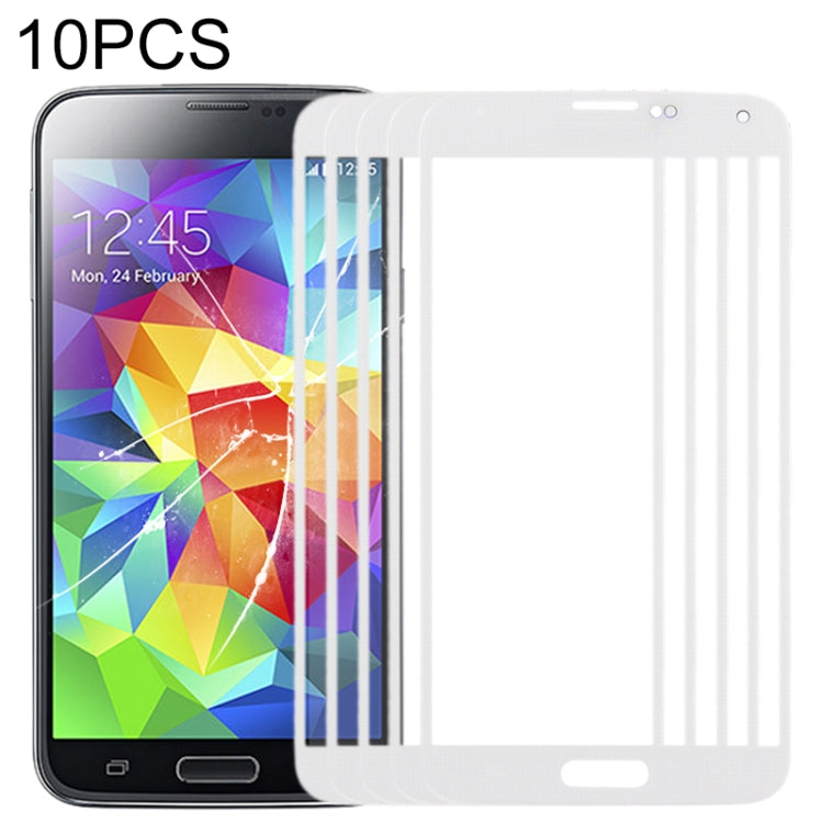 For Samsung Galaxy S5 / G900 10pcs Front Screen Outer Glass Lens