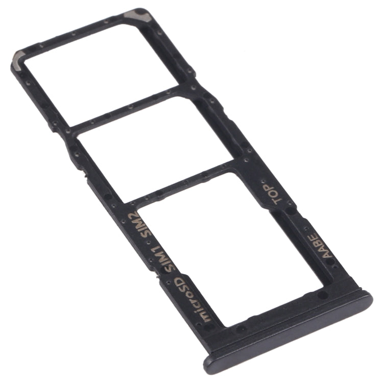 Bandeja para tarjeta SIM + bandeja para tarjeta SIM + bandeja para tarjeta Micro SD para Samsung Galaxy A12 (tarjeta dual)
