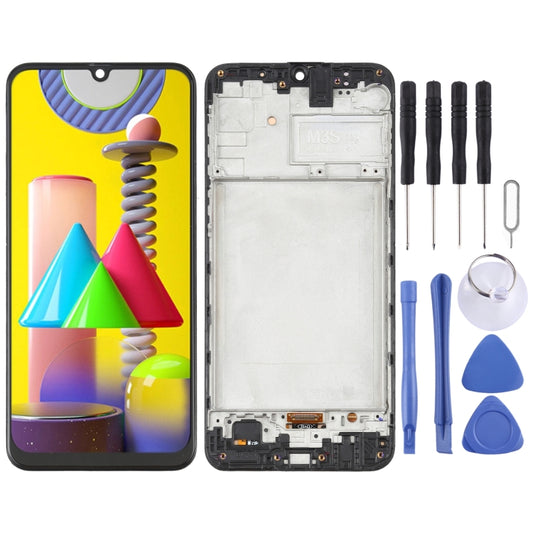 Pantalla LCD OLED de 6,36 pulgadas y digitalizador completo con marco para Samsung Galaxy M31 / Galaxy M31 Prime SM-M315, para Samsung Galaxy M31 (OLED de 6,36 pulgadas)