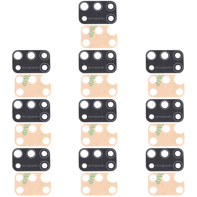 For Samsung Galaxy M31s SM-M317 10pcs Back Camera Lens, For Samsung Galaxy M31s - BSPART