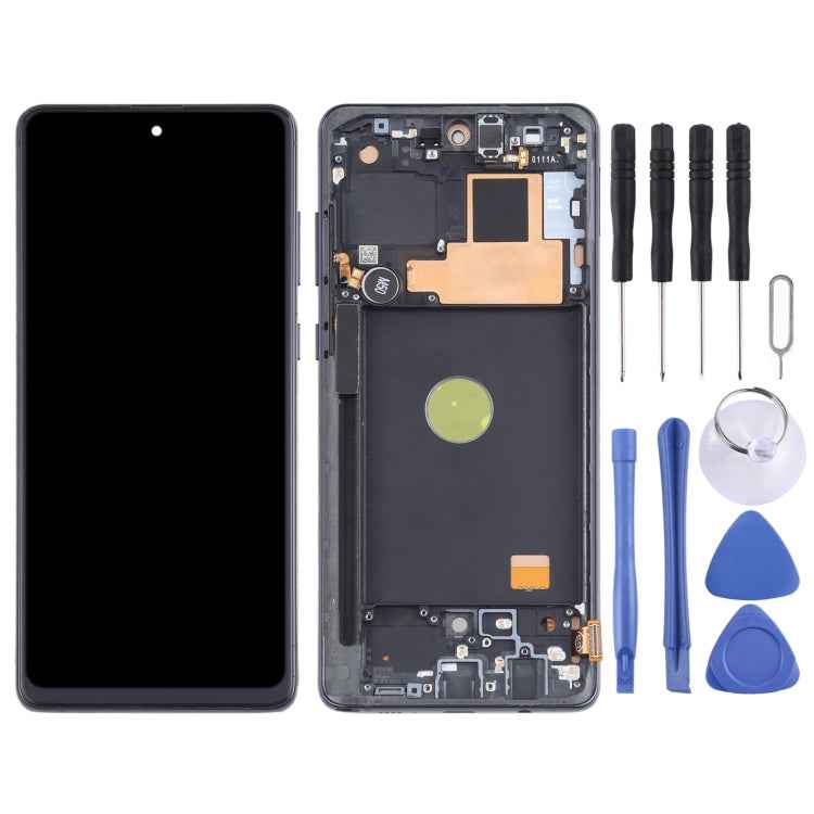 TFT Material LCD Screen and Digitizer Full Assembly With Frame for Samsung Galaxy Note10 Lite SM-N770, Not Supporting Fingerprint Identification