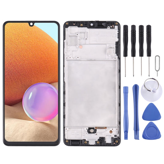 Écran LCD et numériseur d'origine avec châssis pour Samsung Galaxy A32 SM-A325 (version 4G)