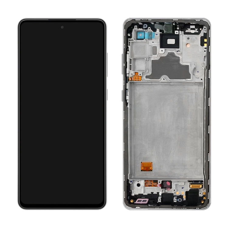 Original LCD Screen and Digitizer Full Assembly With Frame for Samsung Galaxy A72 SM-A725(4G Version)