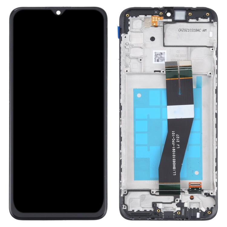 LCD Screen and Digitizer Full Assembly With Frame for Samsung Galaxy M02s (NL Version), For Samsung Galaxy M02s (NL) - BSPART