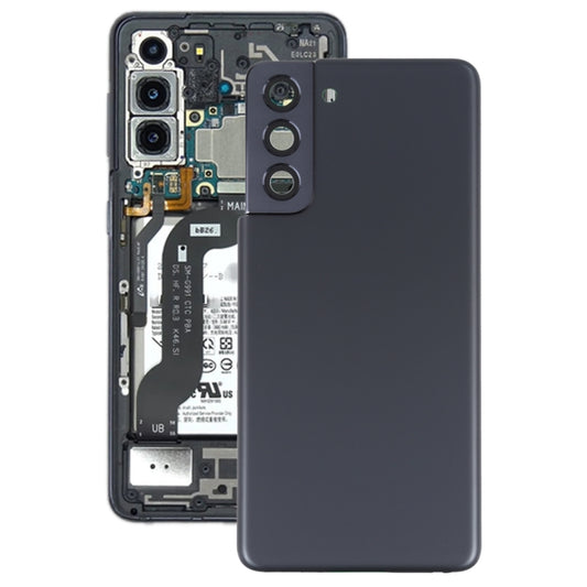 Tapa trasera de batería con tapa para lente de cámara para Samsung Galaxy S21 5G (con tapa para cámara)