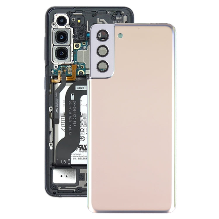 For Samsung Galaxy S21+ 5G Battery Back Cover with Camera Lens Frame, For Samsung Galaxy S21+ 5G(with Camera Cover)