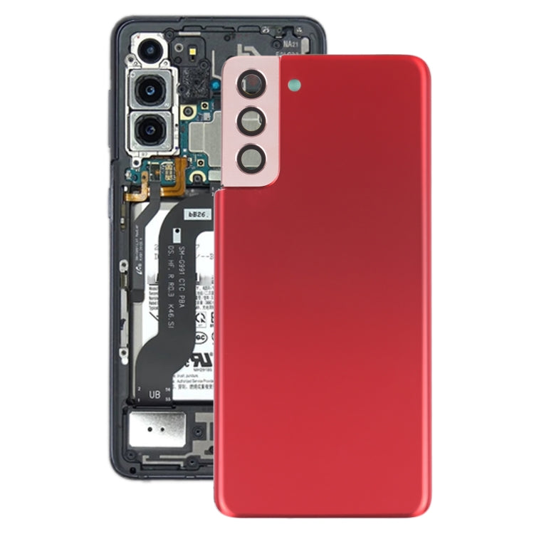 For Samsung Galaxy S21+ 5G Battery Back Cover with Camera Lens Frame, For Samsung Galaxy S21+ 5G(with Camera Cover)