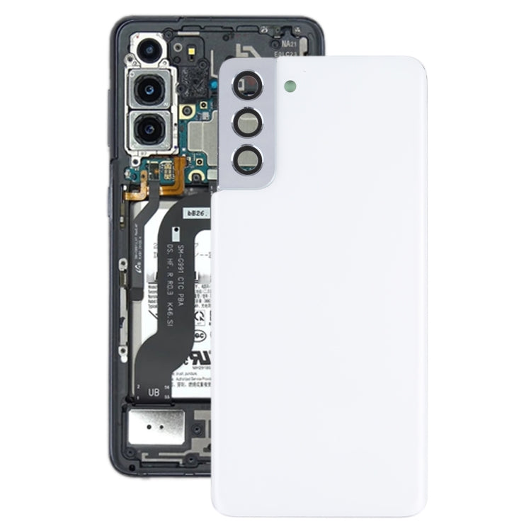 Tapa trasera de batería con tapa para lente de cámara para Samsung Galaxy S21+ 5G (con tapa para cámara)