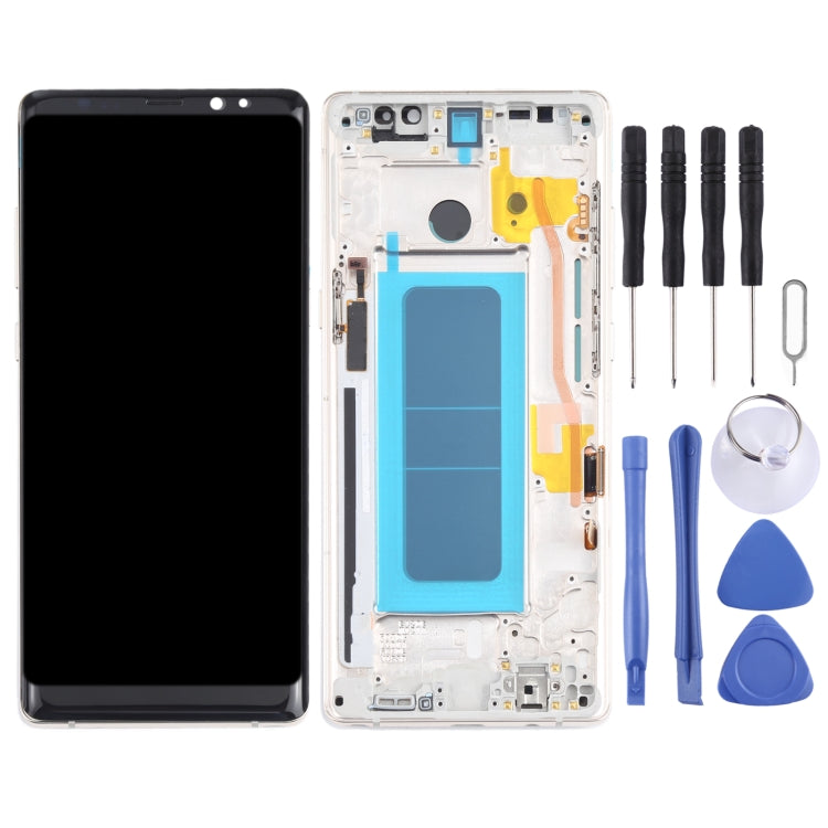 OLED Material LCD Screen and Digitizer Full Assembly with Frame for Samsung Galaxy Note 8 SM-N950