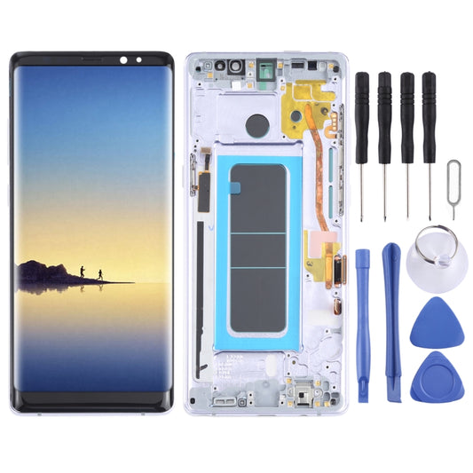 Pantalla LCD y digitalizador OLED con marco para Samsung Galaxy Note 8 SM-N950 (OLED)