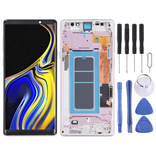 Pantalla LCD y digitalizador OLED, ensamblaje completo con marco para Samsung Galaxy Note9 SM-N960, para Samsung Galaxy Note9 (OLED), para Samsung Galaxy Note9 (OLED)