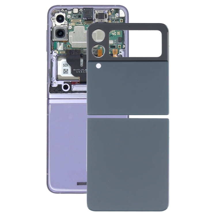For Samsung Galaxy Z Flip3 5G SM-F711B Glass Battery Back Cover , For Samsung Galaxy Z Flip3 5G