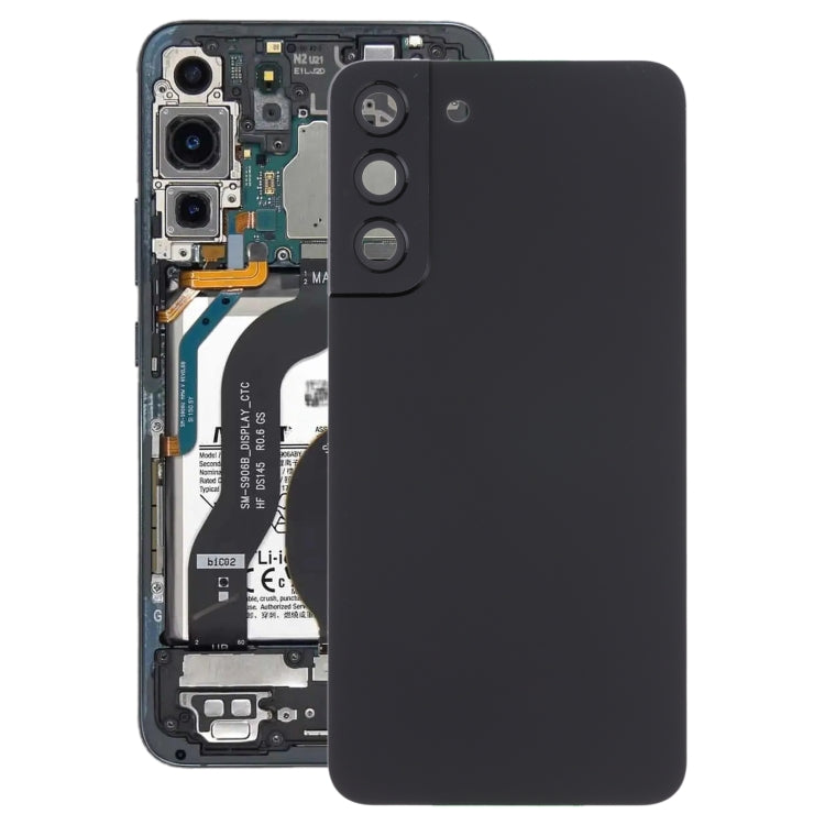 For Samsung Galaxy S22+ 5G SM-S906B Battery Back Cover with Camera Lens Cover , For Samsung Galaxy S22+ 5G