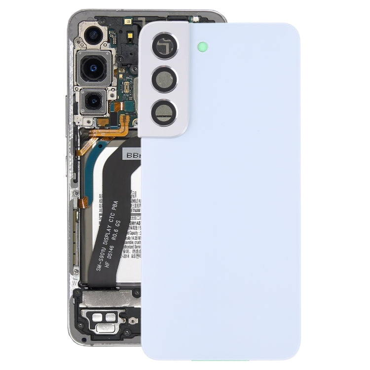 For Samsung Galaxy S22 5G SM-S901B Battery Back Cover with Camera Lens Cover , For Samsung Galaxy S22 5G