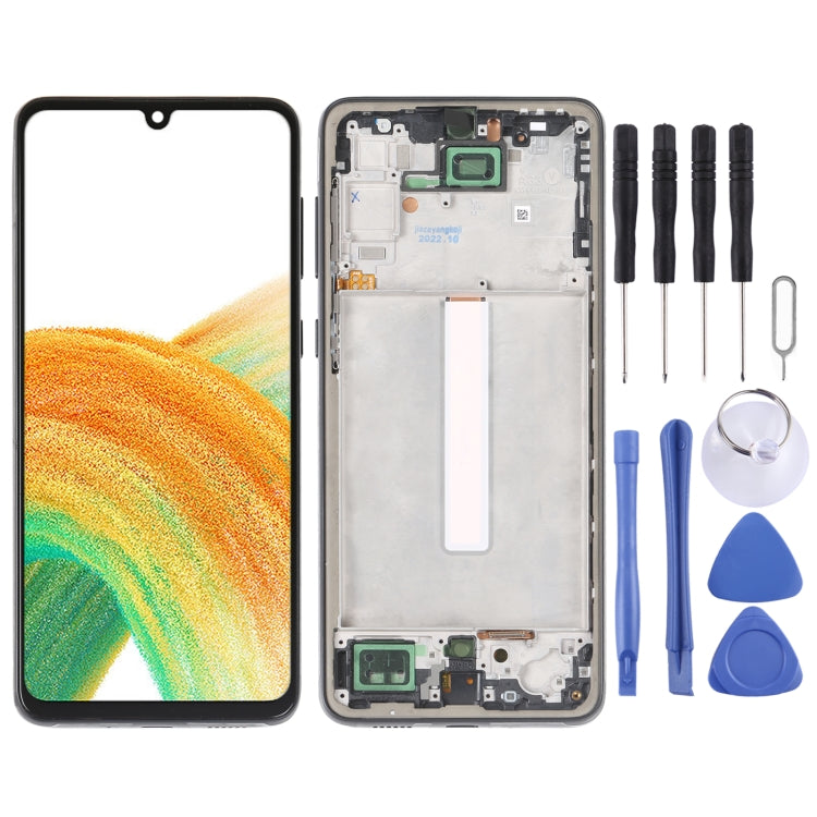 incell LCD Screen For Samsung Galaxy A33 5G SM-A336 Digitizer Full Assembly with Frame,Not Supporting Fingerprint Identification, For Samsung Galaxy A33 5G - BSPART