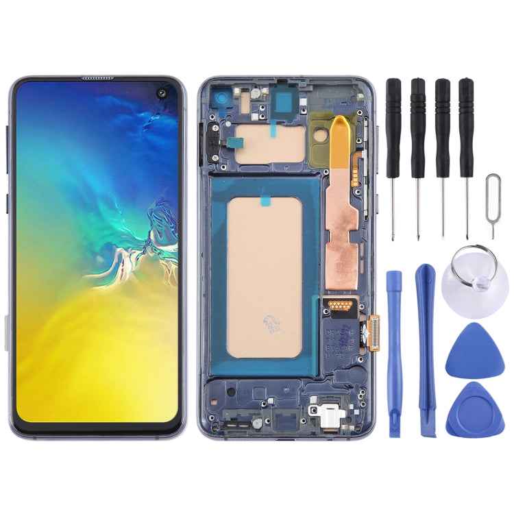 TFT LCD Screen For Samsung Galaxy S10e SM-G970 Digitizer Full Assembly with Frame, For Samsung Galaxy S10e(OLED)
