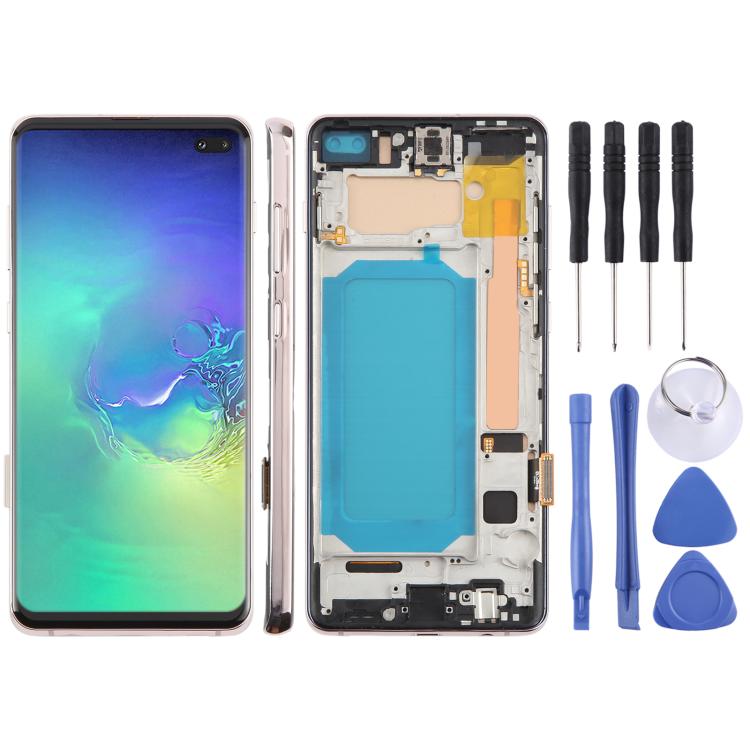 For Samsung Galaxy S10+ SM-G975F 6.38 inch TFT LCD Screen Digitizer Full Assembly with Frame, Not Supporting Fingerprint Identification, For Samsung Galaxy S10+ SM-G975F 6.38 inch(Not Fingerprint), For Samsung Galaxy S10+ (TFT)