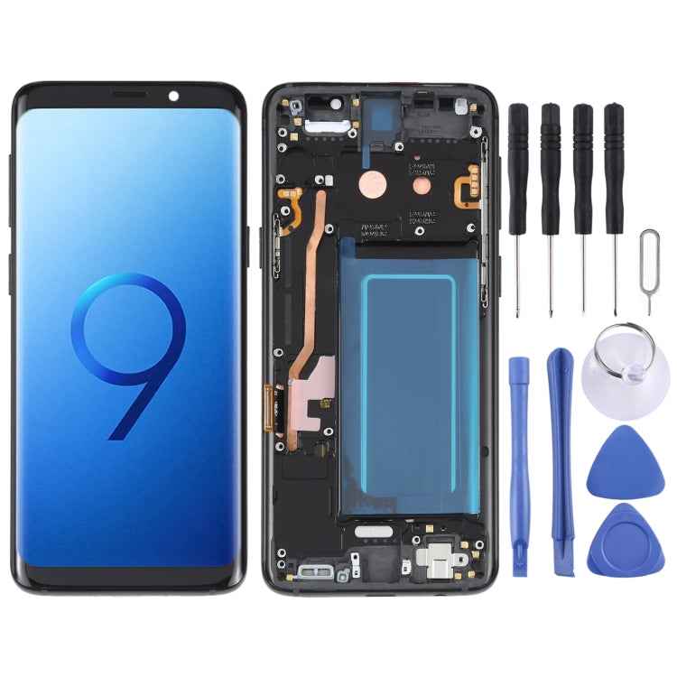 5.7 inch OLED LCD Screen For Samsung Galaxy S9 SM-G960 Digitizer Full Assembly with Frame, For Samsung Galaxy S9