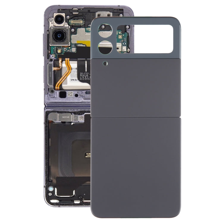 For Samsung Galaxy Z Flip4 SM-F721B Battery Back Cover with Camera Lens Cover, For Samsung Galaxy Z Flip4