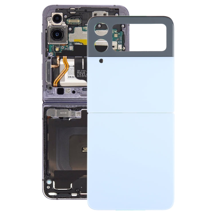 For Samsung Galaxy Z Flip4 SM-F721B Battery Back Cover with Camera Lens Cover, For Samsung Galaxy Z Flip4