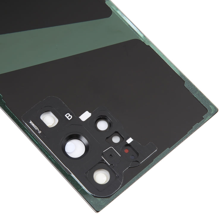 For Samsung Galaxy S23 Ultra SM-S918 Glass Battery Back Cover with Camera Lens Cover, For Samsung Galaxy S23 Ultra(with Camera Cover)