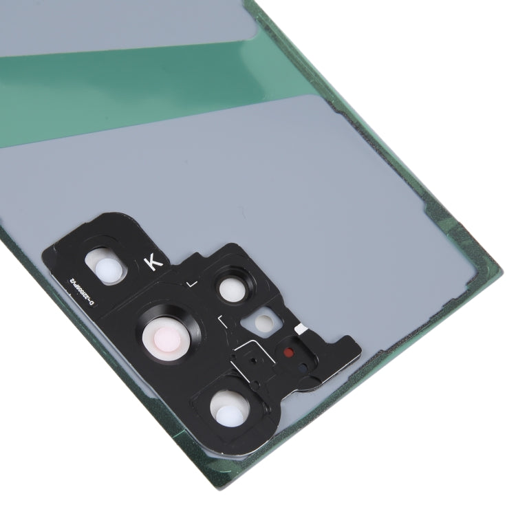 For Samsung Galaxy S23 Ultra SM-S918 Glass Battery Back Cover with Camera Lens Cover, For Samsung Galaxy S23 Ultra(with Camera Cover)