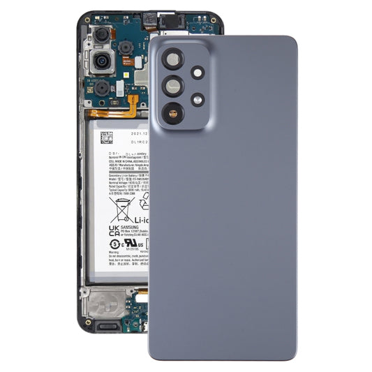 Tapa trasera de batería original con tapa para lente de cámara para Samsung Galaxy A73 5G (SM-A736B)