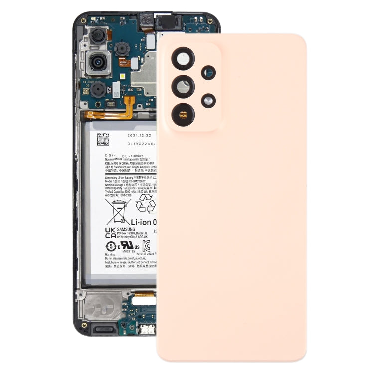 For Samsung Galaxy A33 5G SM-A336B Original Battery Back Cover with Camera Lens Frame, For Samsung Galaxy A33 5G(Original)