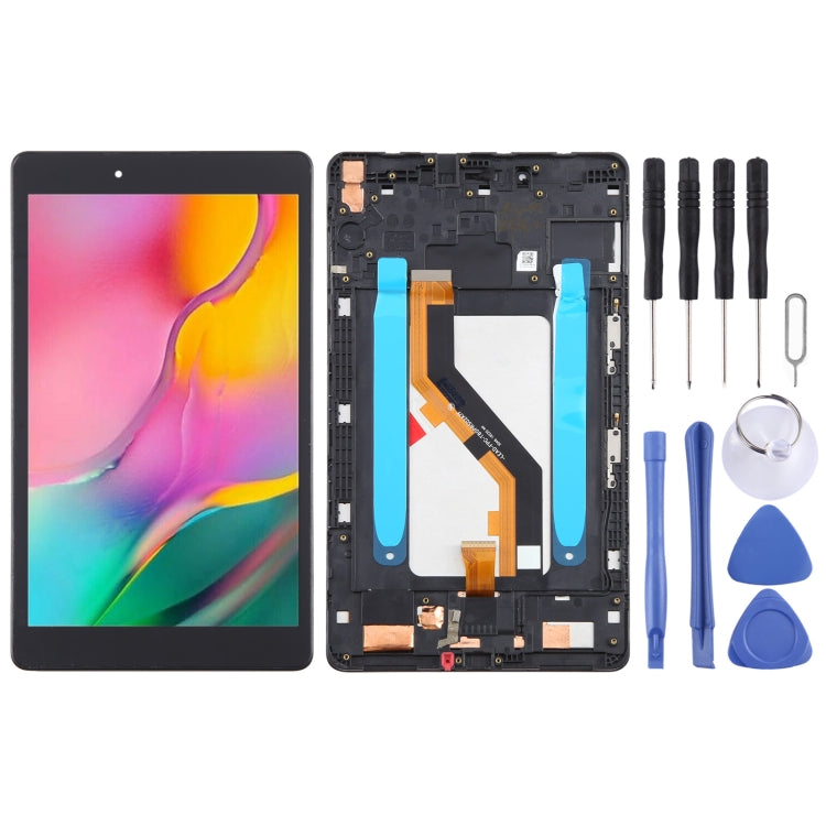 For Samsung Galaxy Tab A 8.0 2019 SM-T290 WiFi Edition Original LCD Screen Digitizer Full Assembly with Frame