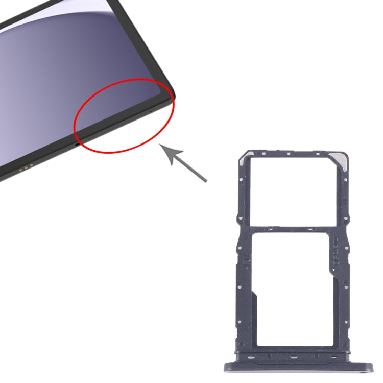 Tiroir pour carte SIM et Micro SD d'origine pour Samsung Galaxy Tab A9+ 5G SM-X215, pour Samsung Galaxy Tab A9+ 5G (Original)